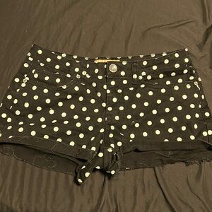 Hybrid polka dot jean shorts size 11